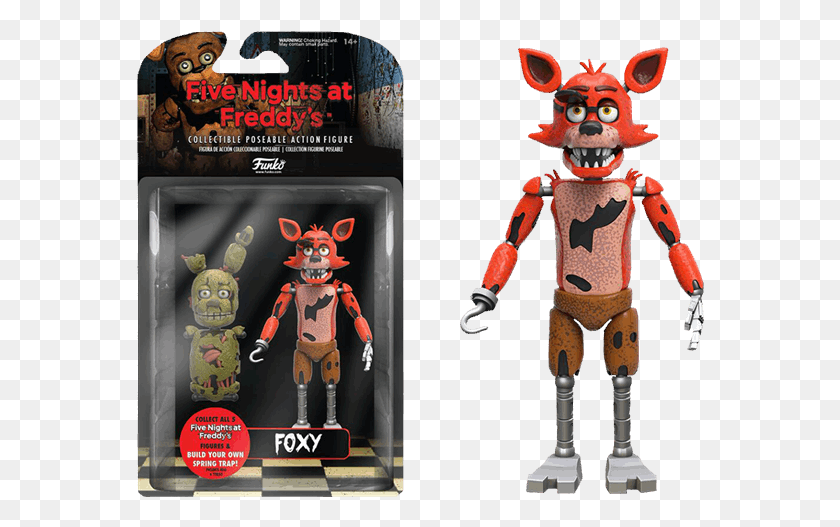 568x467 Of Fnaf Foxy Action Figure, Robot, Person, Human HD PNG Download