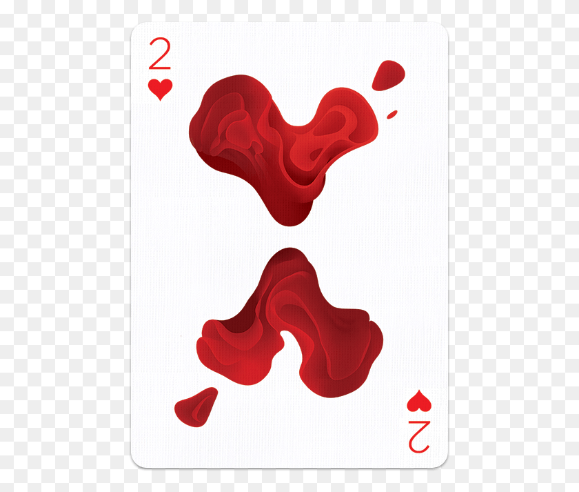467x653 Of Hearts By Maria Gronlund Artists Playing Card Designs, Heart, Stain HD PNG Download