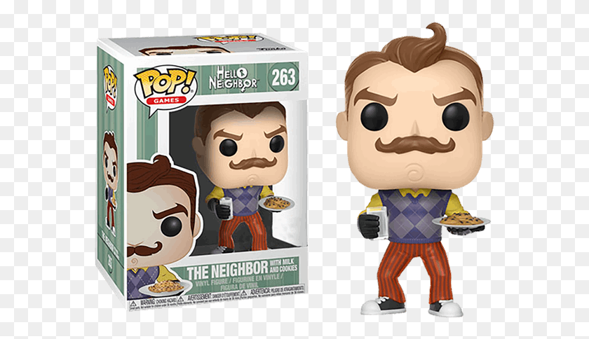 571x424 Of Hello Neighbour Pop Vinyl, Label, Text, Toy HD PNG Download