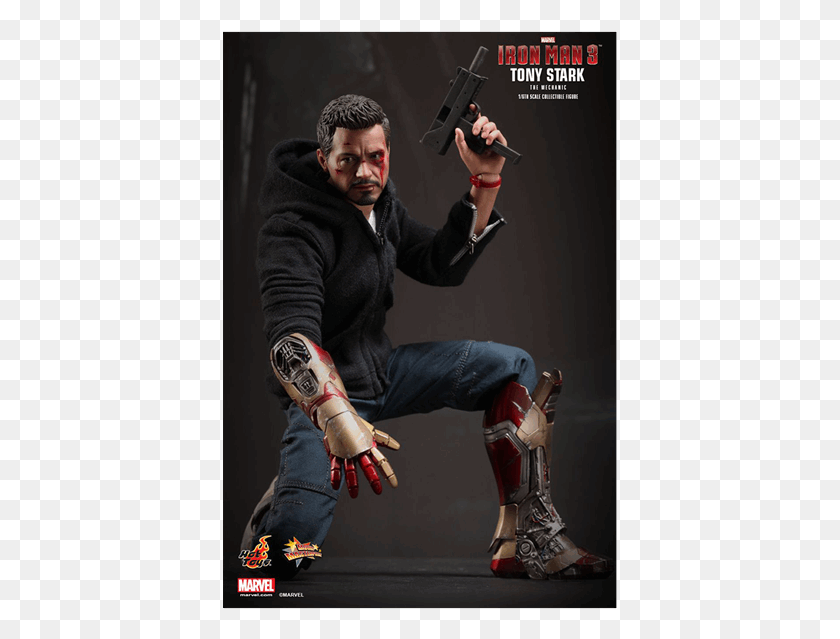 395x579 Descargar Png Of Hot Toys Iron Man Mark, Ropa, Persona Hd Png