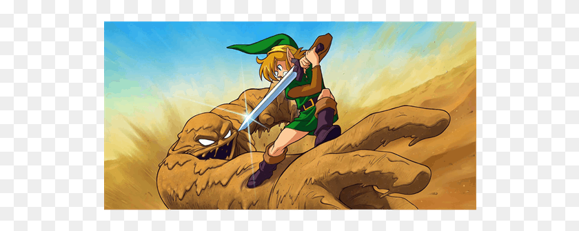 542x275 Of Legend Of Zelda A Link, Duel, Person, Human HD PNG Download