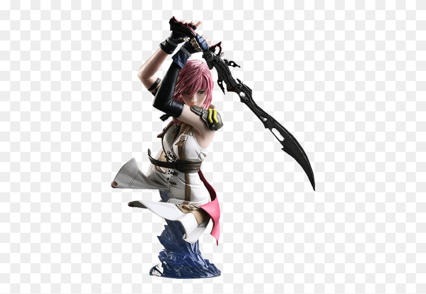 405x521 Of Lightning Bust Final Fantasy, Person, Human, Costume HD PNG Download