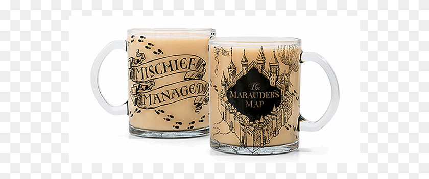 573x291 Of Marauders Map Glass Mug, Text, Label, Candle HD PNG Download