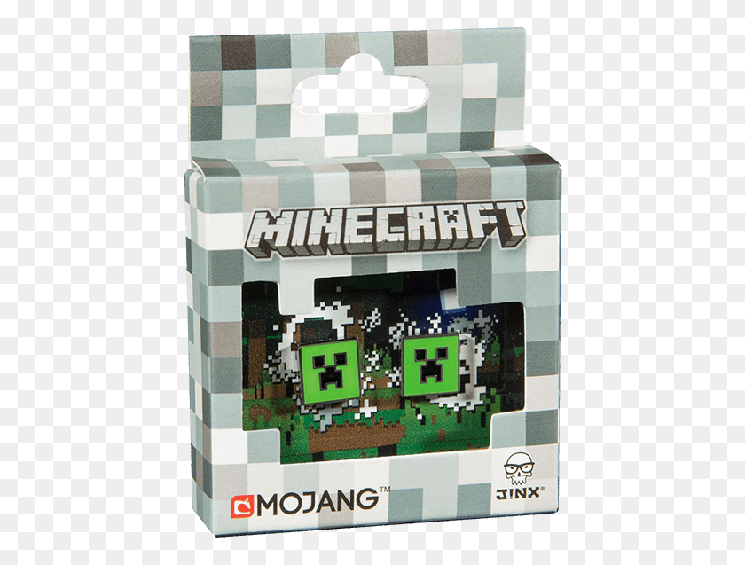 428x577 Of Minecraft Stud Earrings, Box HD PNG Download
