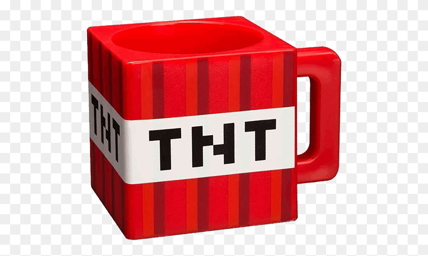 502x442 Minecraft Tnt Mug, Коробка, Текст, Алфавит Hd Png Скачать