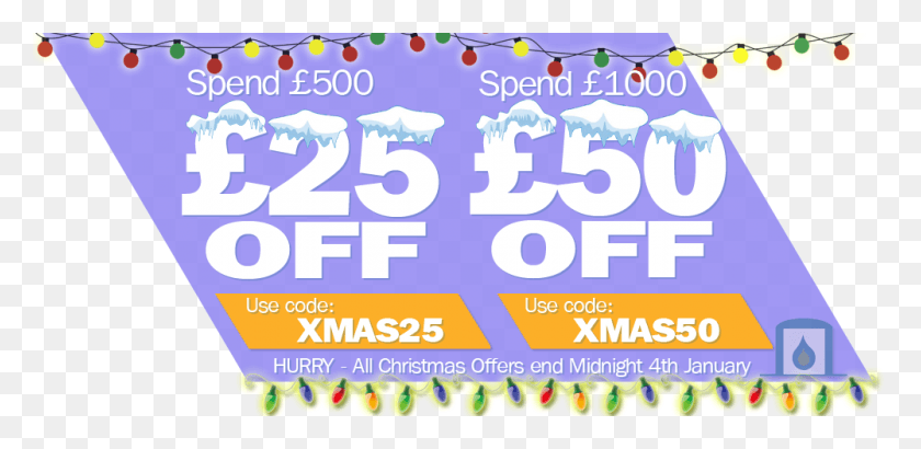 1000x450 Of Our Christmas Offer Spend 500 And Get 25 Off Or Poster, Text, Paper, Flyer HD PNG Download