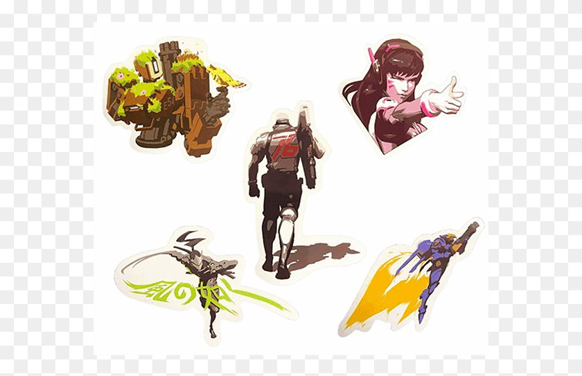573x484 Of Overwatch Blind Bag, Person, Human, Animal HD PNG Download
