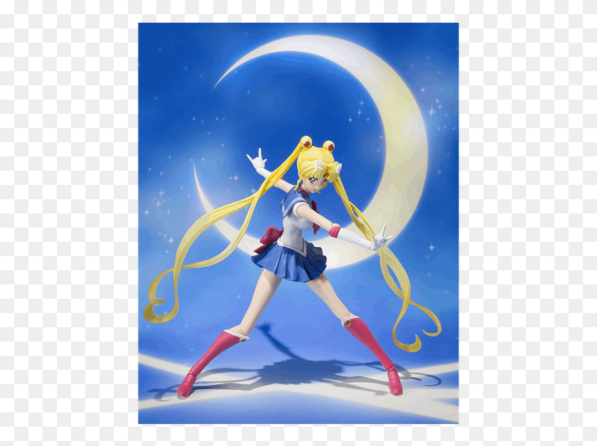 453x567 Of Sh Figuarts Sailor Moon, Figurine, Person, Human HD PNG Download