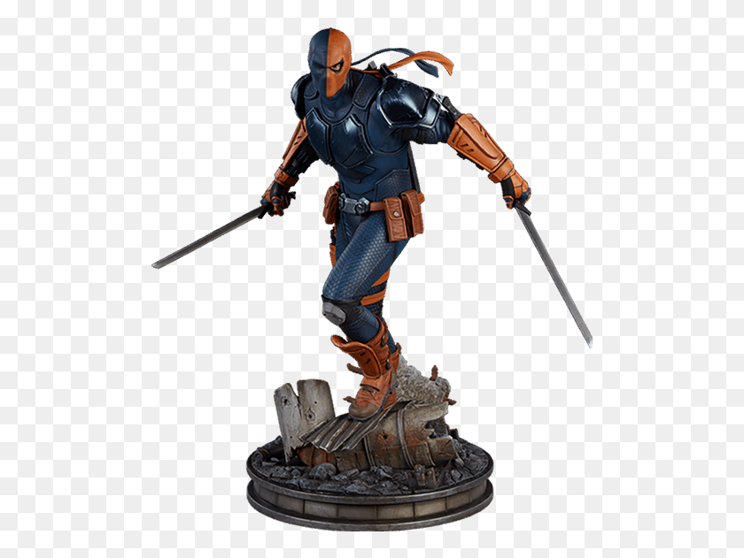 500x571 Of Sideshow Collectibles Premium Format Deathstroke, Ninja, Person, Human HD PNG Download