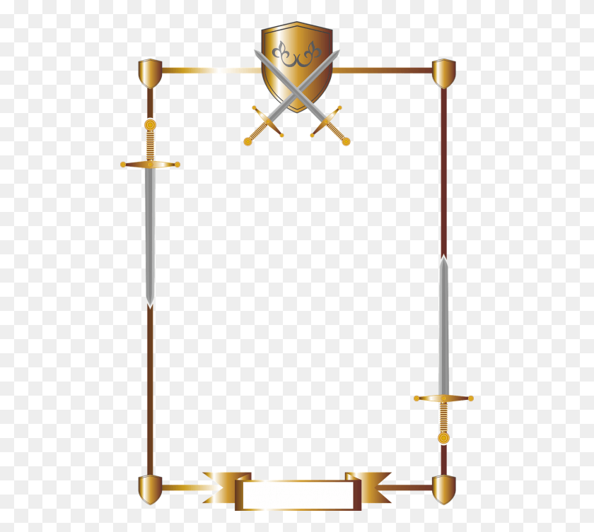 500x693 Of Sword Frame, Weapon, Weaponry, Blade HD PNG Download