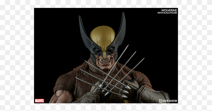 573x383 Of Wolverine, Statue, Sculpture HD PNG Download
