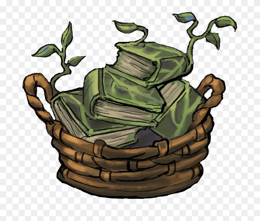 702x656 Of Work By Readers And A Little About Me Illustration, Basket, Plant, Jar HD PNG Download