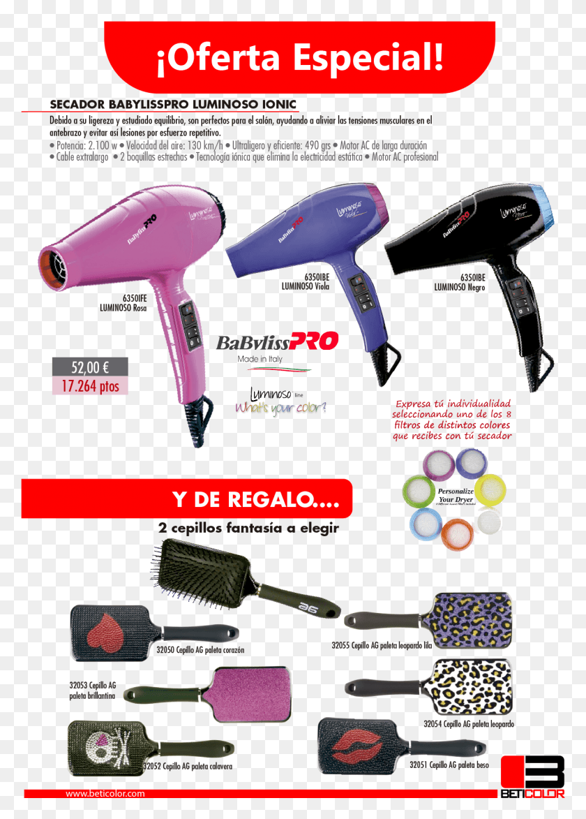 1212x1730 Oferta Especial En Secadores Babylisspro Con Un Regalo Hair Dryer, Blow Dryer, Dryer, Appliance HD PNG Download