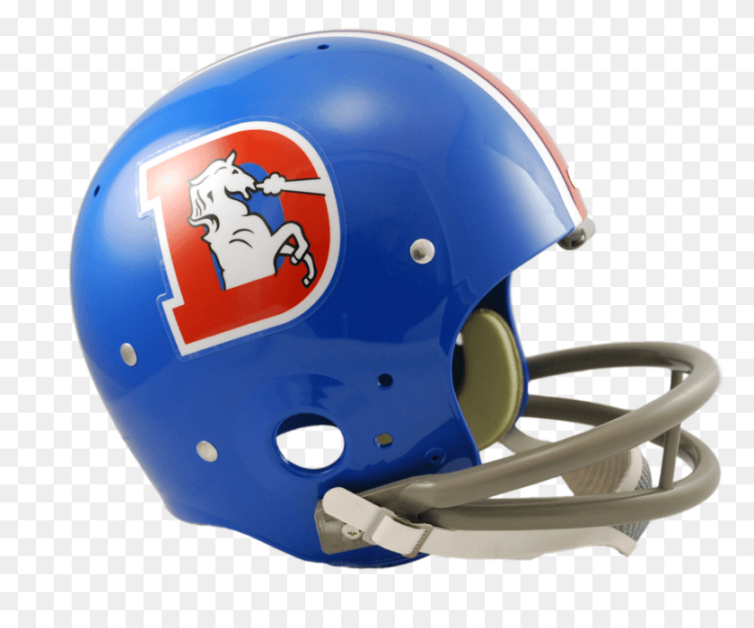 853x700 Off Season Needs Broncos Throwback Helmet, Clothing, Apparel, Football Helmet HD PNG Download