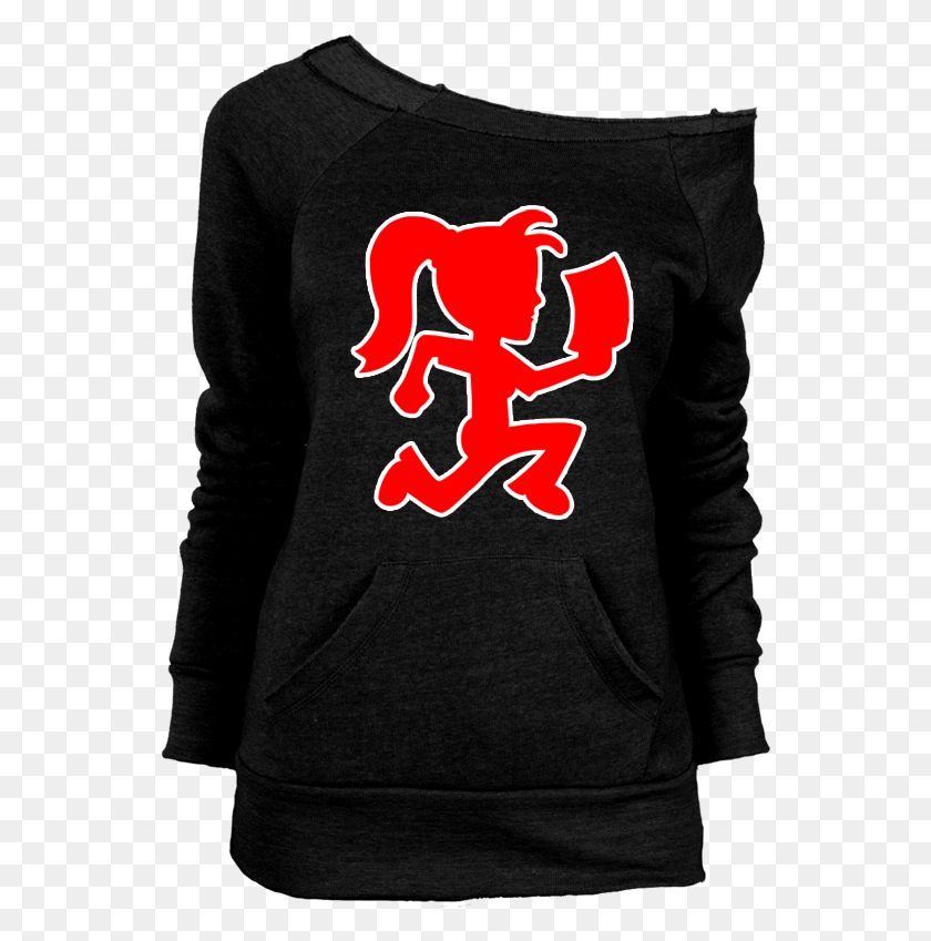 550x789 Off The Shoulder Sweatshirt Active Shirt, Clothing, Apparel, Sweater HD PNG Download