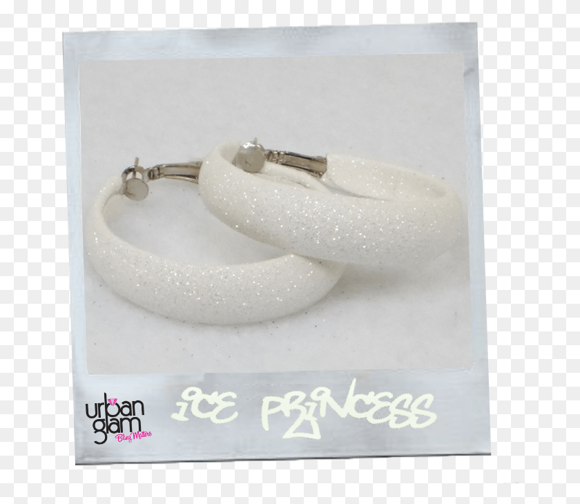 662x670 Off White Glitter Hoop Earrings White Hoop Earrings, Sink Faucet, Cuff, Accessories HD PNG Download
