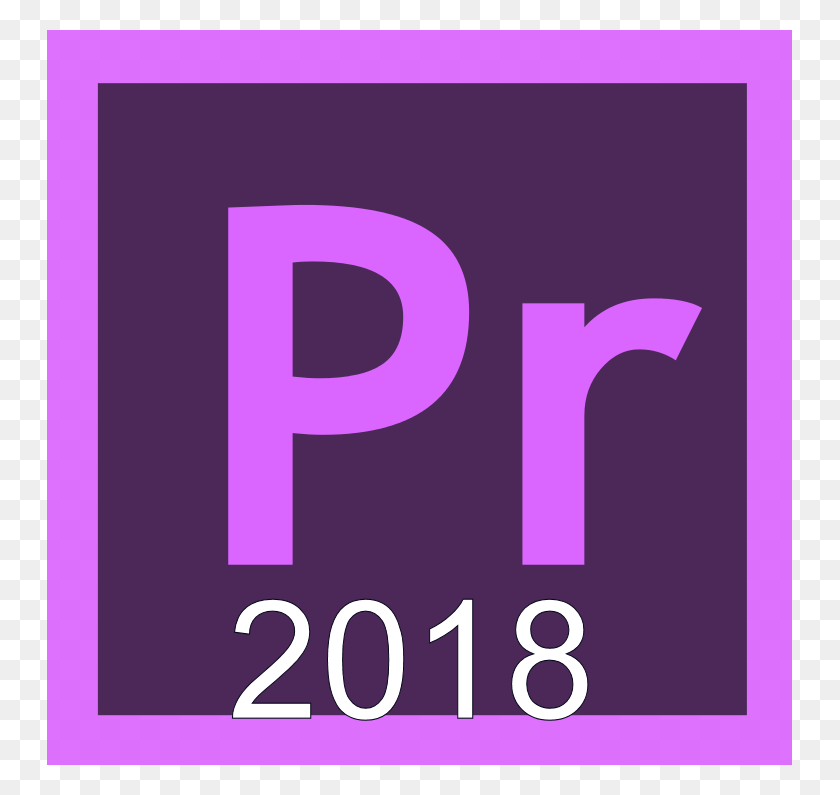 745x735 Offc Pro Cc Adobe Premiere 2018 Logo, Text, Number, Symbol HD PNG Download