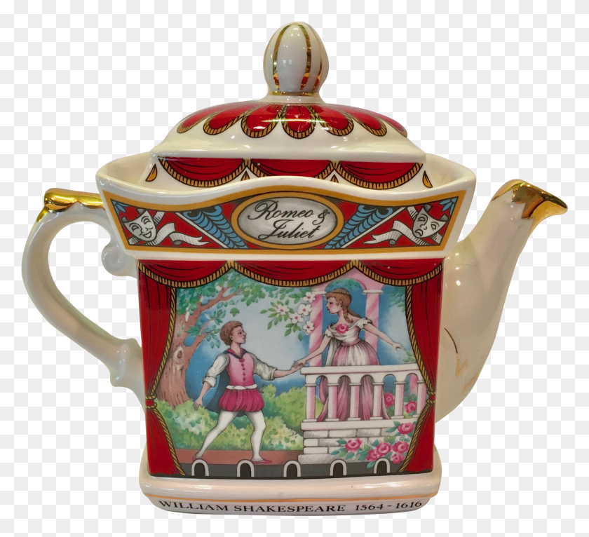 1843x1670 Offered Here Is A Sweet Romeo And Juliet Teapot Of Romeo And Juliet, Porcelain, Pottery HD PNG Download