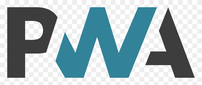 1952x735 Официально Неофициальный Логотип Pwa От Диего Гонслеса Графический Дизайн, Слово, Алфавит, Текст Hd Png Скачать