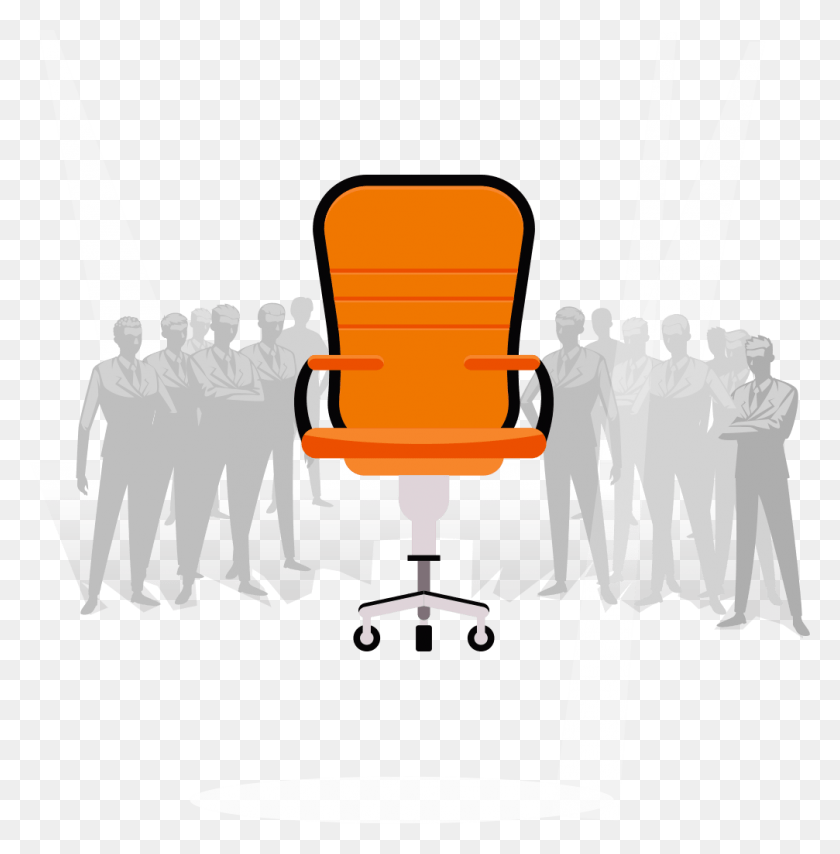 1007x1026 Office Chair, Chair, Furniture, Person HD PNG Download