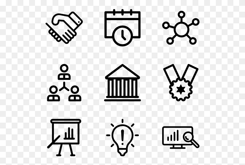 529x505 Office Collection Office Vector Icons Free, Gray, World Of Warcraft HD PNG Download