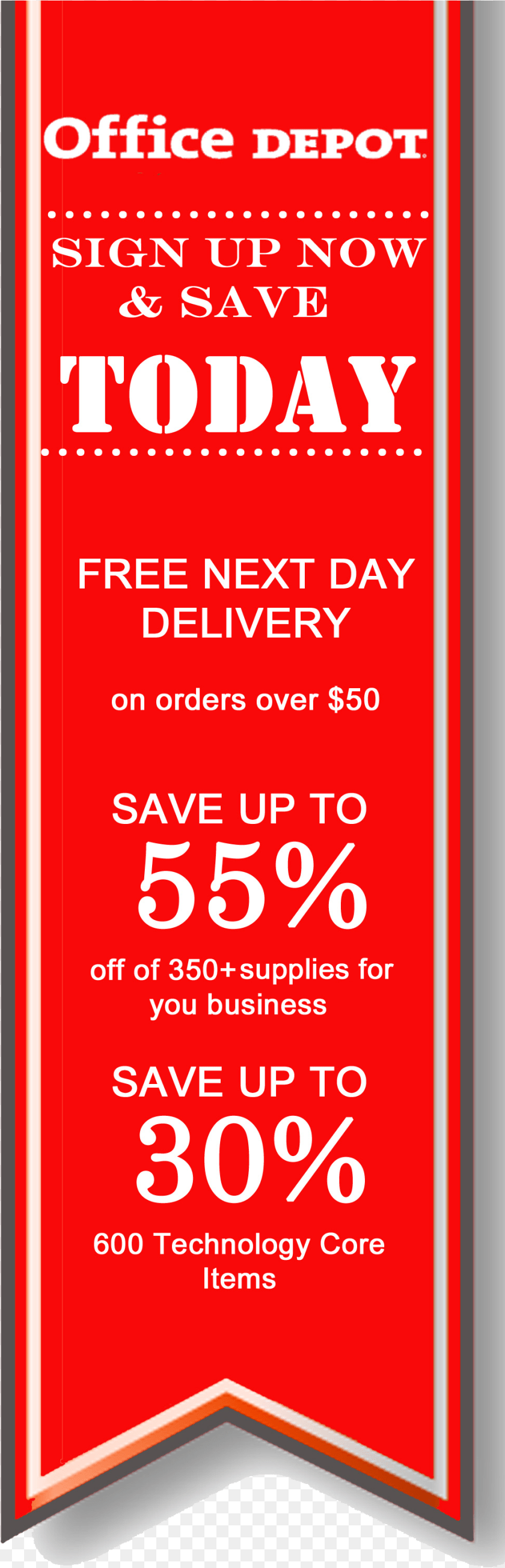 Office Depot, Advertisement, Book, Publication, Poster Clipart PNG
