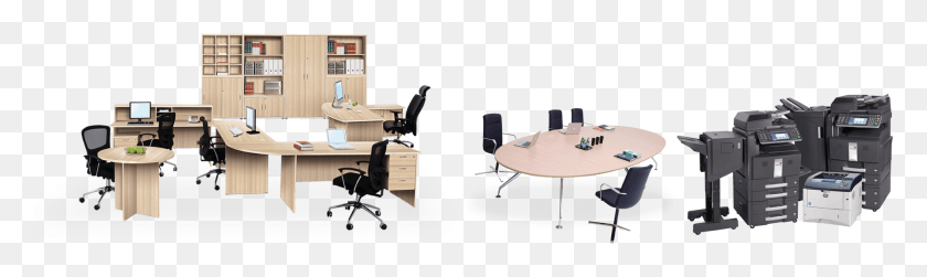 1935x475 Office Furniture And Equipment Leasing Office Equipment And Furniture, Chair, Tabletop, Table HD PNG Download