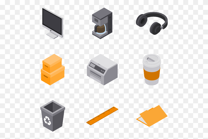 515x505 Office Stationery Box, Adapter HD PNG Download