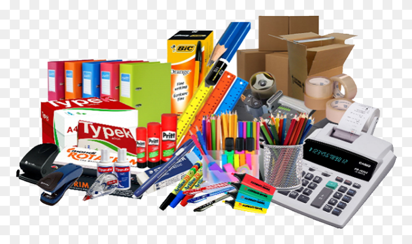 781x439 Office Supplies Stationery For Office, Label, Text, Box HD PNG Download