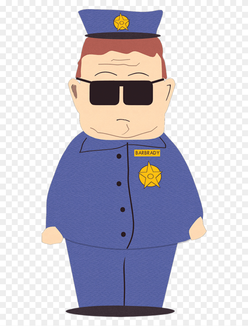 560x1041 Officer Barbrady South Park Officer Barbrady, Person, Human, Sunglasses HD PNG Download