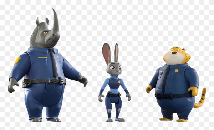 955x553 Officer Figure Zootopia, Person, Human, Figurine HD PNG Download