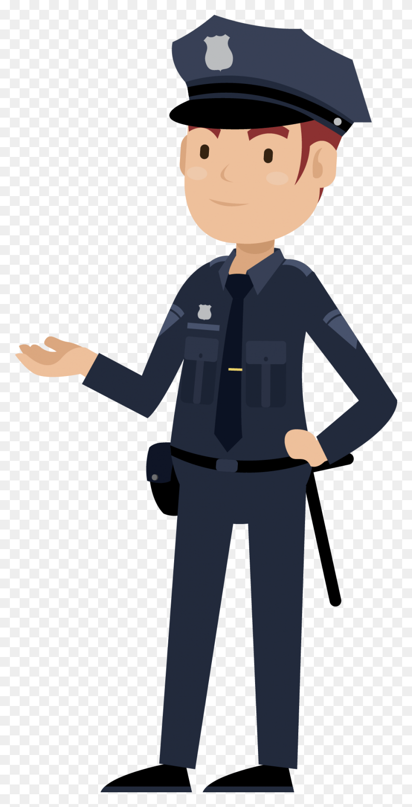 912x1855 Oficial De Seguridad Pública Delito De Seguridad De La Policía De Dibujos Animados, Persona, Humano Hd Png