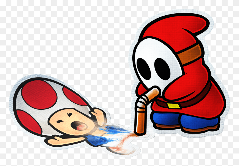 3167x2128 Official Art Paper Mario Color Splash Slurp Guy, Doodle HD PNG Download