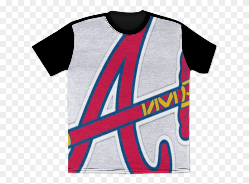 631x564 Official Atlanta Braves Classic A Logo All Over Print Shirt, Clothing, Apparel, Bib Descargar Hd Png