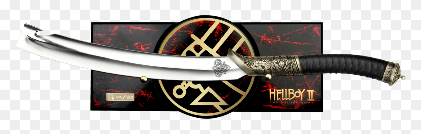 1338x357 Official Hellboy Ii Sword Hellboy 2 Sword Spear, Bicycle, Vehicle, Transportation HD PNG Download