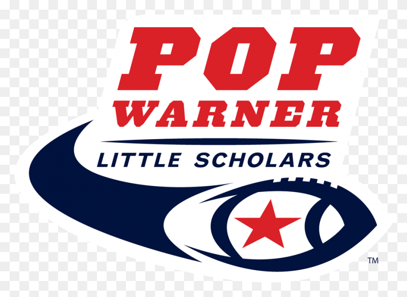 900x639 Official Logos I Pop Warner Little Scholars Logo, Symbol, Trademark, Text HD PNG Download