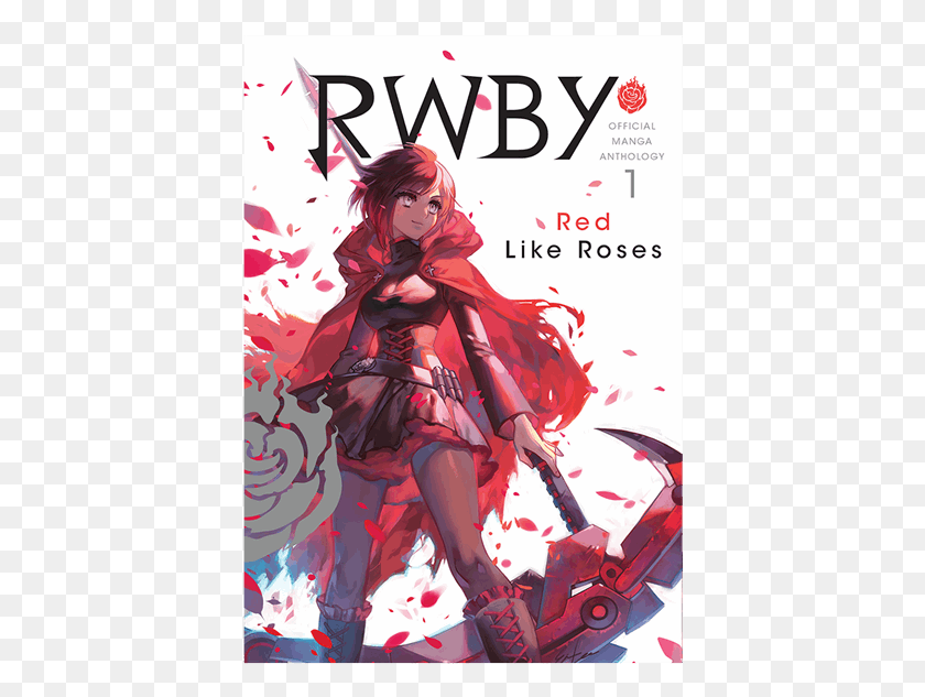 400x573 Official Manga Anthology Vol Read Rwby Red Like Roses Manga Online, Comics, Book, Person HD PNG Download