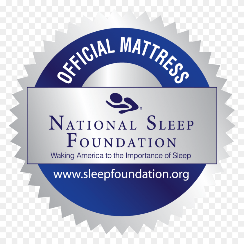 853x853 Official Mattress National Sleep Foundation Serta Smart Surface Mattress, Label, Text, Advertisement HD PNG Download