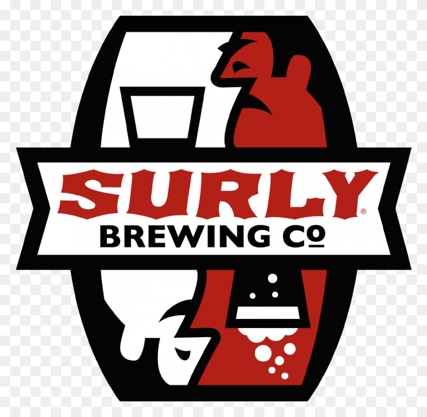 866x844 Официальные Медиа-Партнеры Surly Beer Logo, Текст, Этикетка, Символ Hd Png Скачать