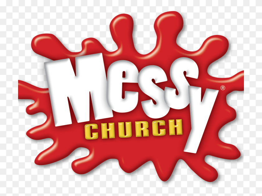 725x568 Official Messy Logo With Transparent Messy Church Logo, Text, Word, Sweets HD PNG Download