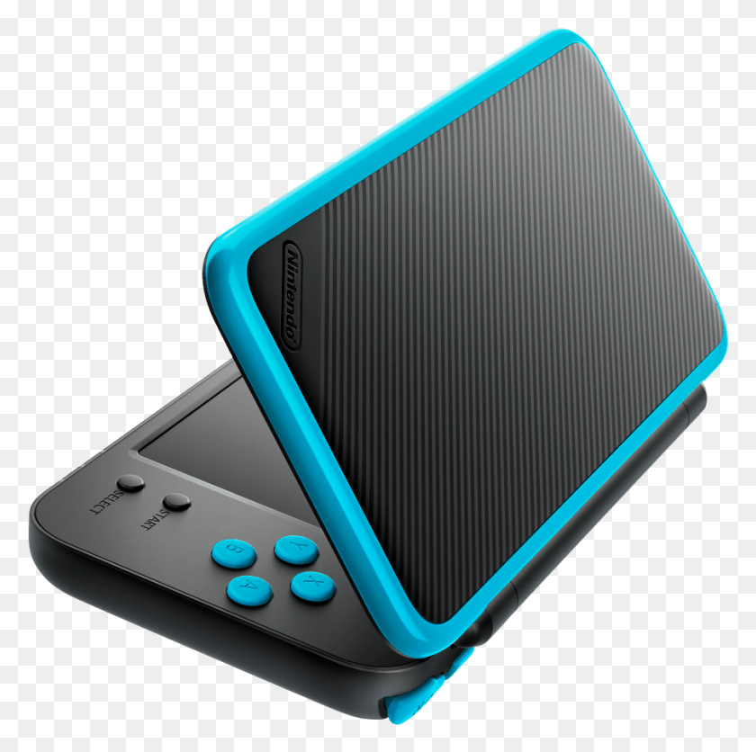 902x898 Official New 2ds Xl Black And Blue, Mobile Phone, Phone, Electronics HD PNG Download