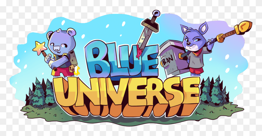 1143x551 Official New Banner Of Blue Universe Yay We Also Have Cartoon, Person, Human, Label HD PNG Download