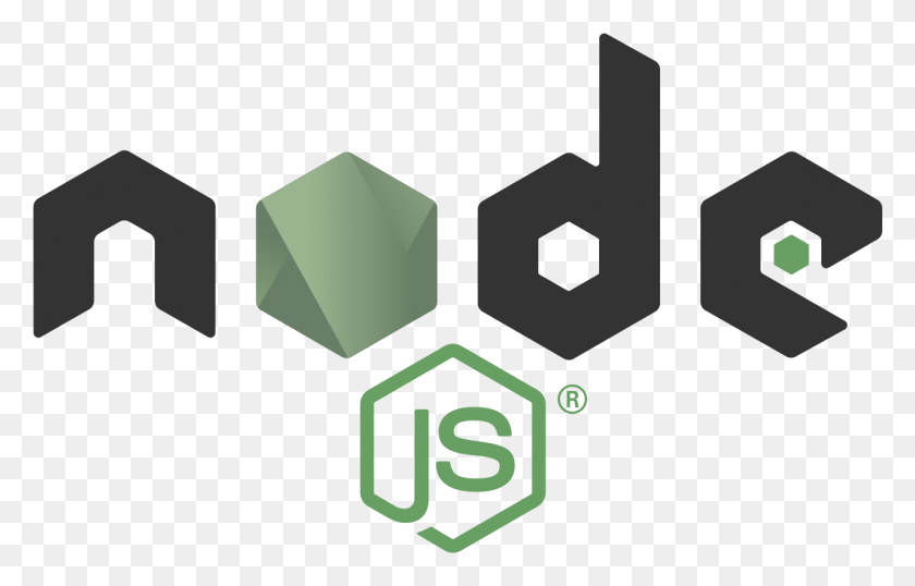 1281x786 Official Nodejs Logo, Symbol, Recycling Symbol, Text HD PNG Download