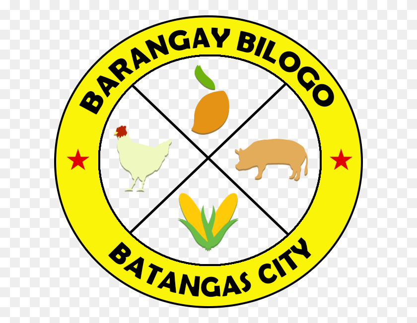 623x592 Descargar Png Sello Oficial De Barangay Bilogo Emblema De La Ciudad De Batangas, Pollo, Aves De Corral, Aves Hd Png
