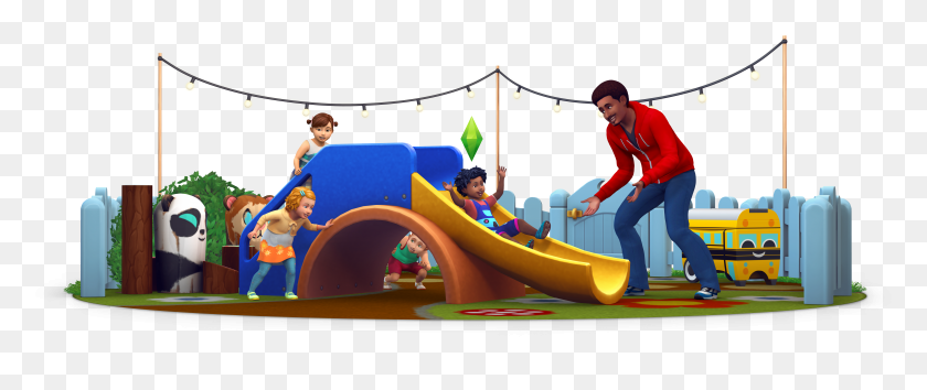 8206x3094 Официальные Материалы Для Sims 4 Для Малышей, Предоставленные Ea Sims 4, Визуализируют Материал Для Малышей Hd Png Скачать