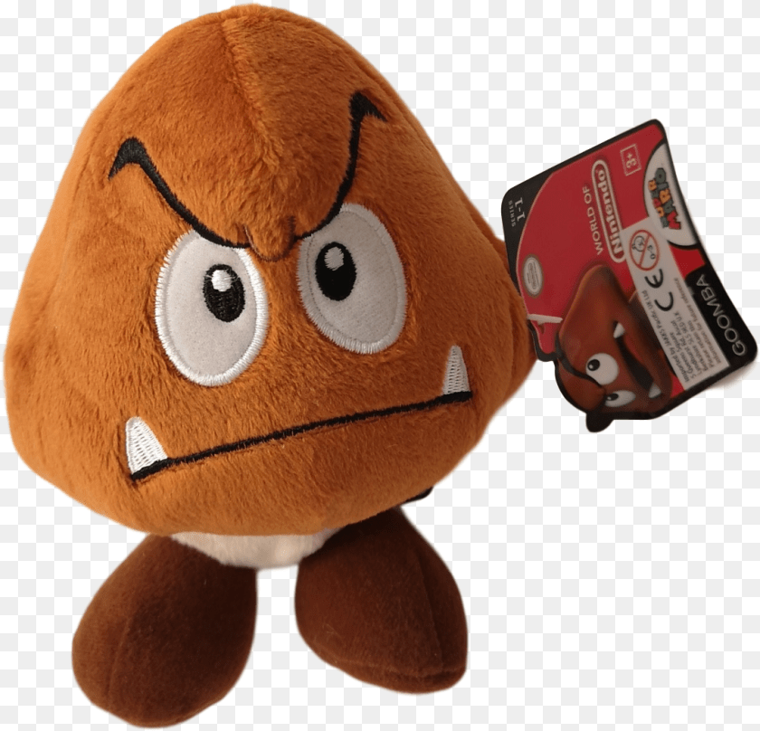 1084x1043 Official Super Mario Goomba, Plush, Toy, Adult, Female PNG