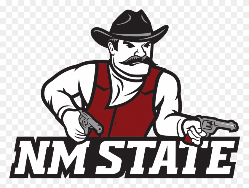 990x729 Official University Logo New Mexico State Aggies, Person, Human, Hat HD PNG Download
