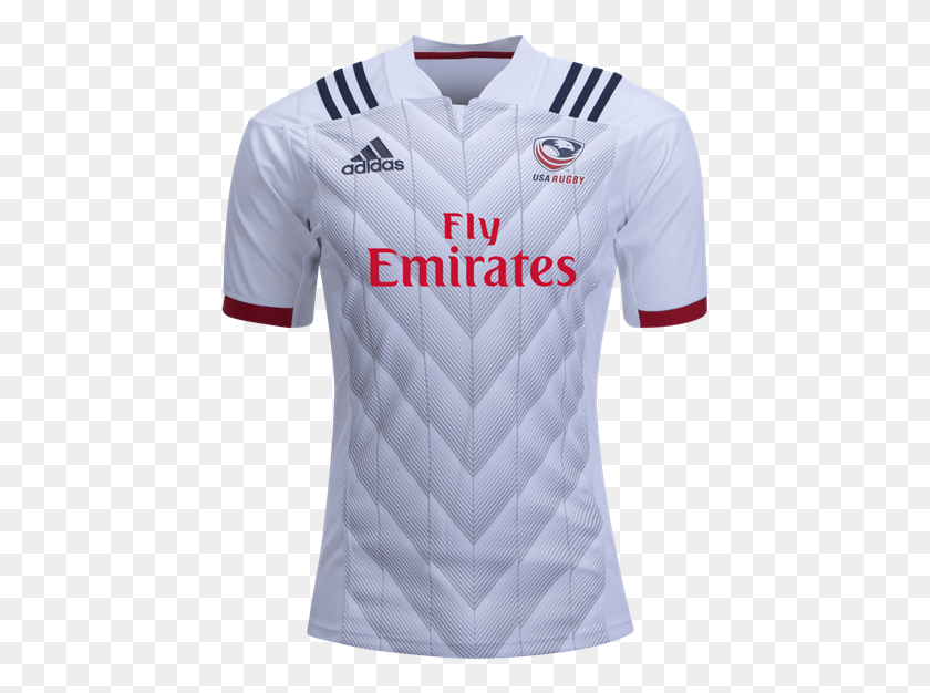 441x566 Official Usa Rugby 1718 Home Rugby Jersey From Adidas Usa Rugby Jersey 2018, Clothing, Apparel, Shirt HD PNG Download