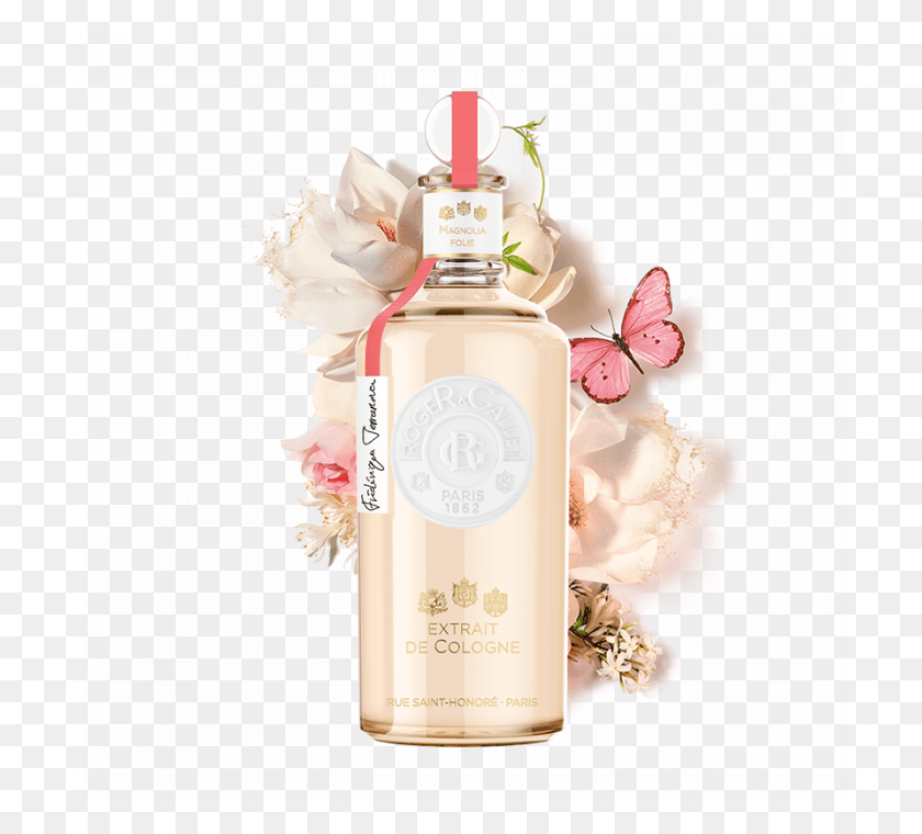 700x700 Official Website Discover Magnolia Folie Extrait De Glass Bottle, Perfume, Cosmetics, Wedding Cake HD PNG Download
