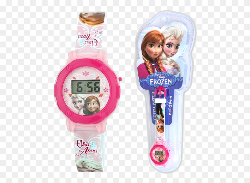 485x557 Official Wrist Watch Disney Frozen Anna E Elsa Orologio Elsa E Anna, Doll, Toy, Digital Watch HD PNG Download